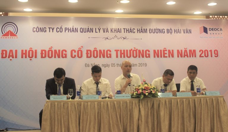 Công ty CP QL&KT hầm đường bộ Hải Vân tổ chức đại hội đồng cổ đông thường niên 2019