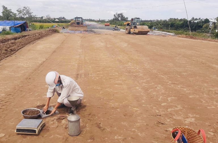 Chủ đầu tư khẳng định vật liệu ở cao tốc Trung Lương – Mỹ Thuận đáp ứng kỹ thuật gia tải