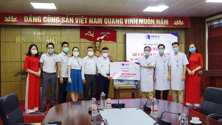 DCG donates PCR test system to Quang Ninh province