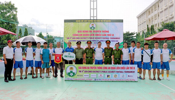 HHV participated in the 9th Lien Chieu Police football tournament