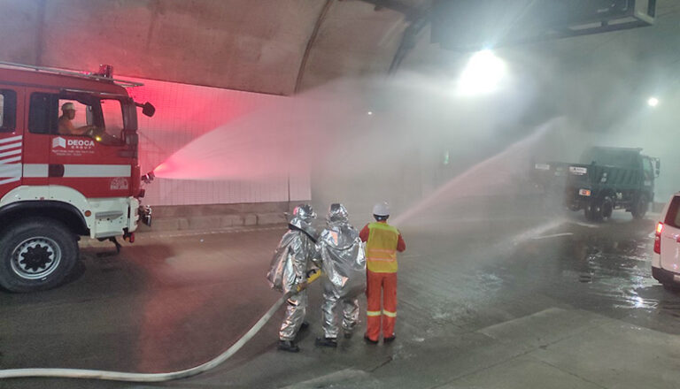 Deo Ca Tunnel deploys fire fighting and rescue drill level 3A