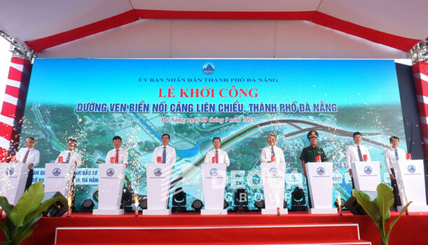 Beginning construction of Coastal Road project connecting Lien Chieu Port.