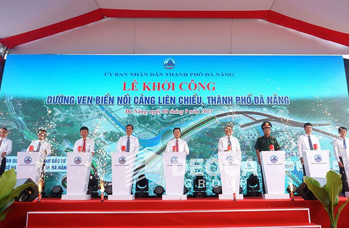 Beginning construction of Coastal Road project connecting Lien Chieu Port.