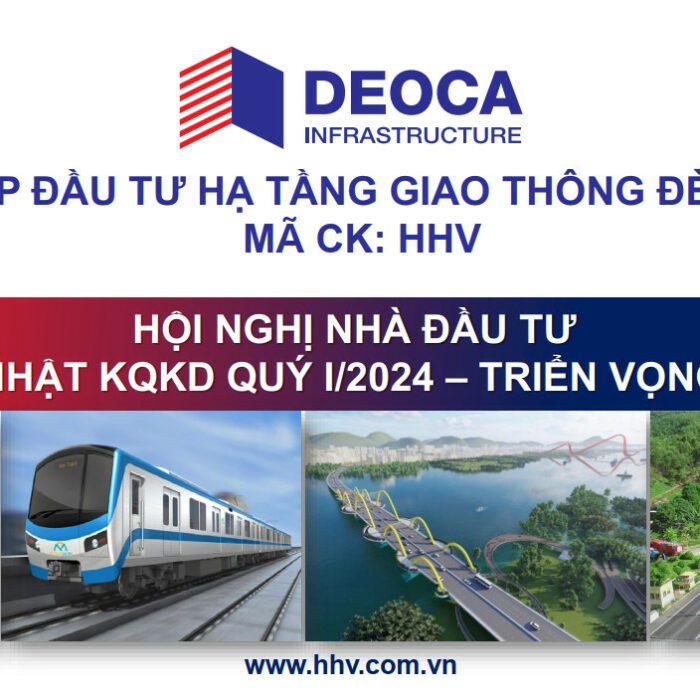 Hội nghị nhà đầu tư cập nhật KQKD quý I/2024 – Triển vọng 2024