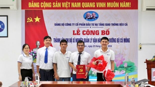 Thành lập Chi bộ Xí nghiệp Quản lý vận hành hầm đường bộ Cù Mông