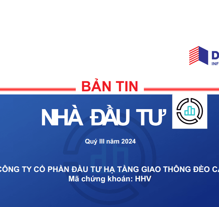 Bản tin nhà đầu tư Quý 3 năm 2024