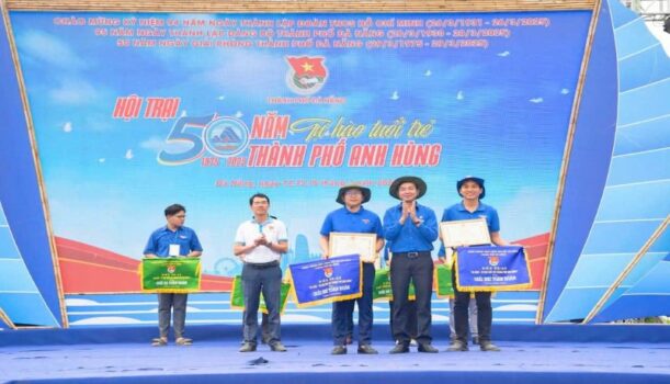 Màu áo xanh HHV đồng hành Hội trại 50 năm TP Đà Nẵng