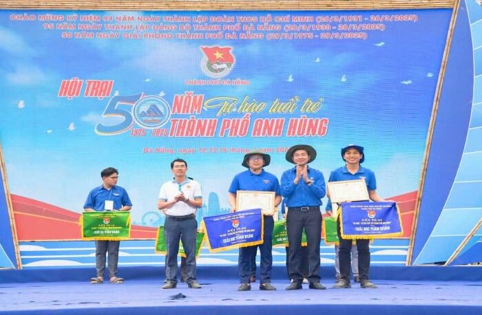 Màu áo xanh HHV đồng hành Hội trại 50 năm TP Đà Nẵng