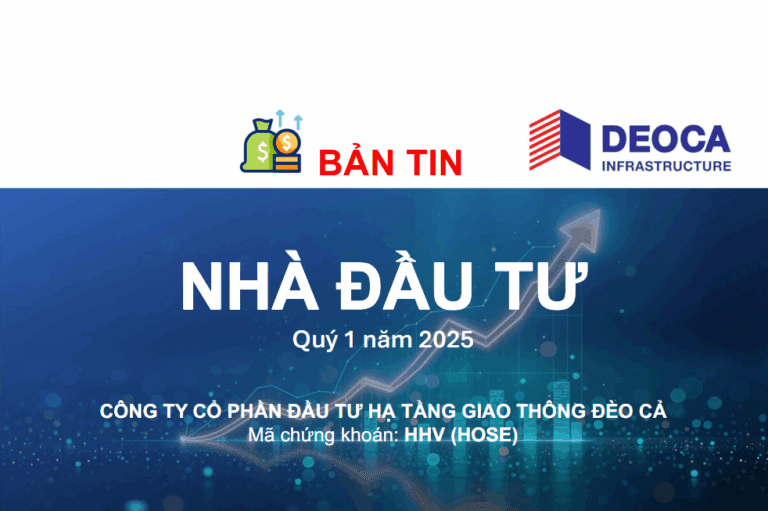 Bản tin nhà đầu tư Quý 1 năm 2025