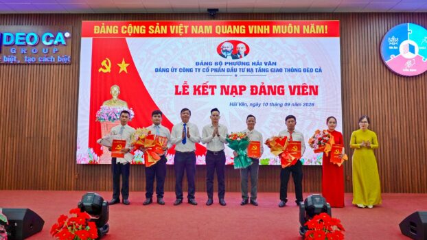 Đảng bộ HHV kết nạp 5 đảng viên mới, tăng cường lực lượng tại cơ sở
